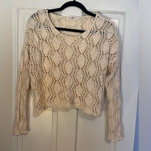 Natural Life Cropped Lightweight Sweater